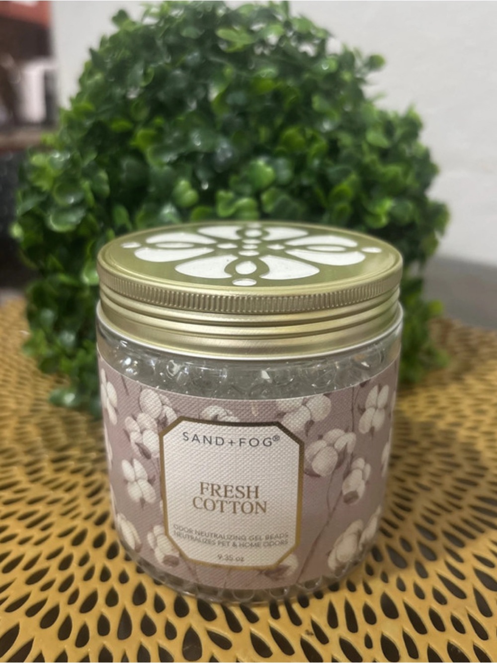 Sand + Fog Fresh Cotton odor neutralizing del beads